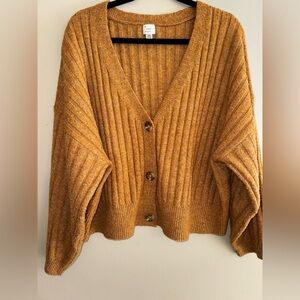 a new day Women's Golden Cardigan Sweater